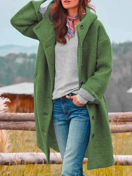 ND | Manteau en laine grande taille pour femmes