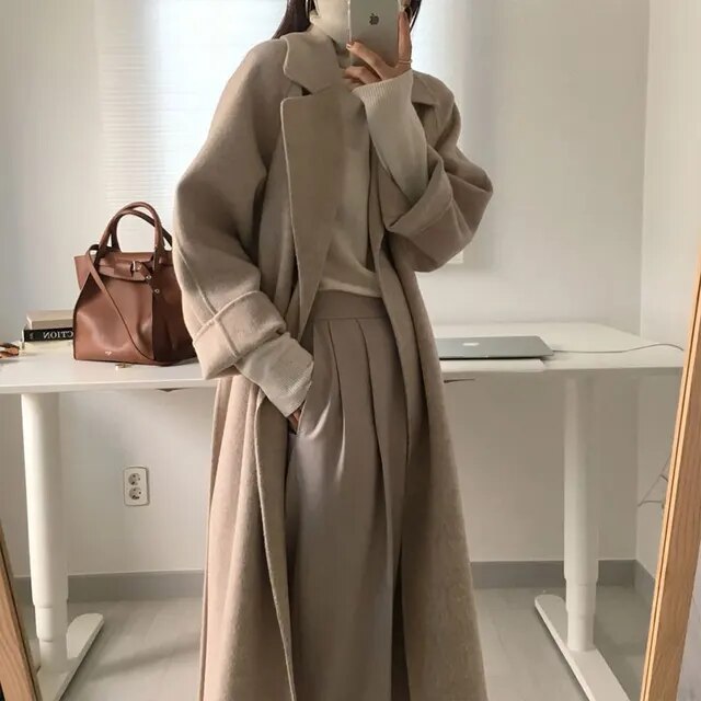 ND | Manteau en laine chic grande taille