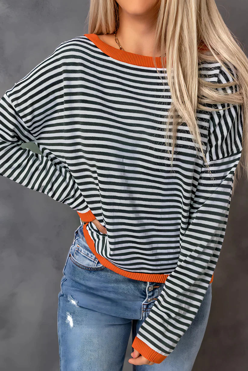 EP | Pull-over rayé tendance