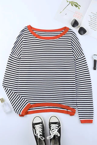 EP | Pull-over rayé tendance