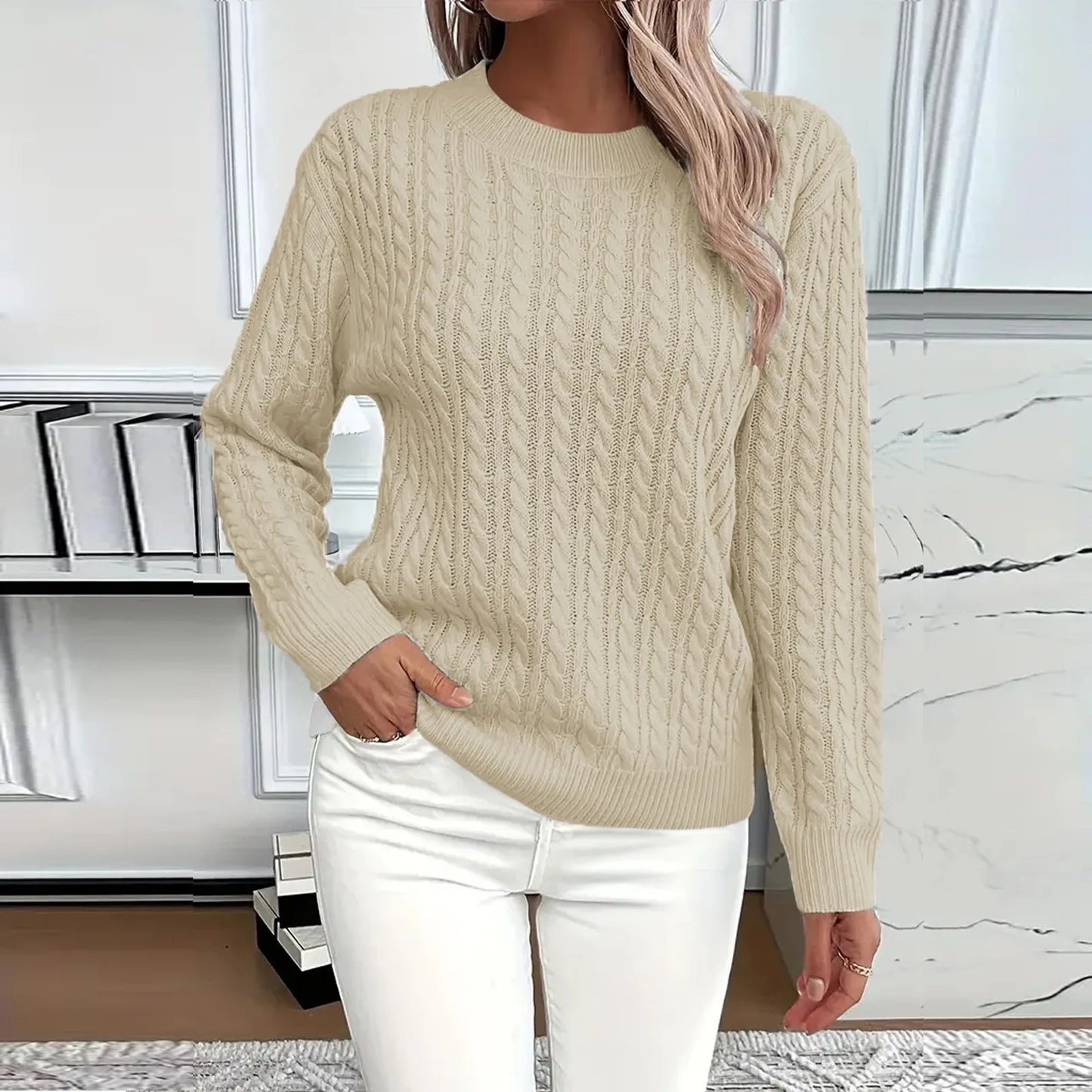 Luxe et gracieux Pull