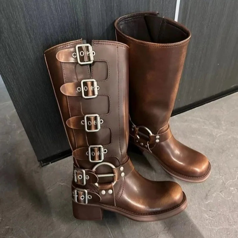 ND | Bottes d'équitation avec sangles à boucles