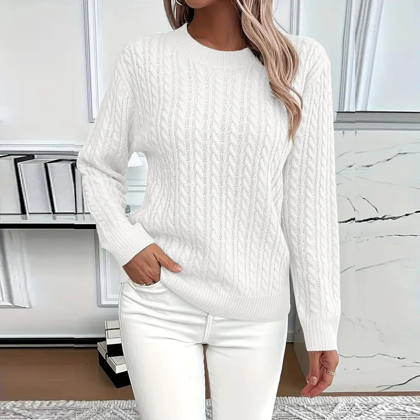 Luxe et gracieux Pull