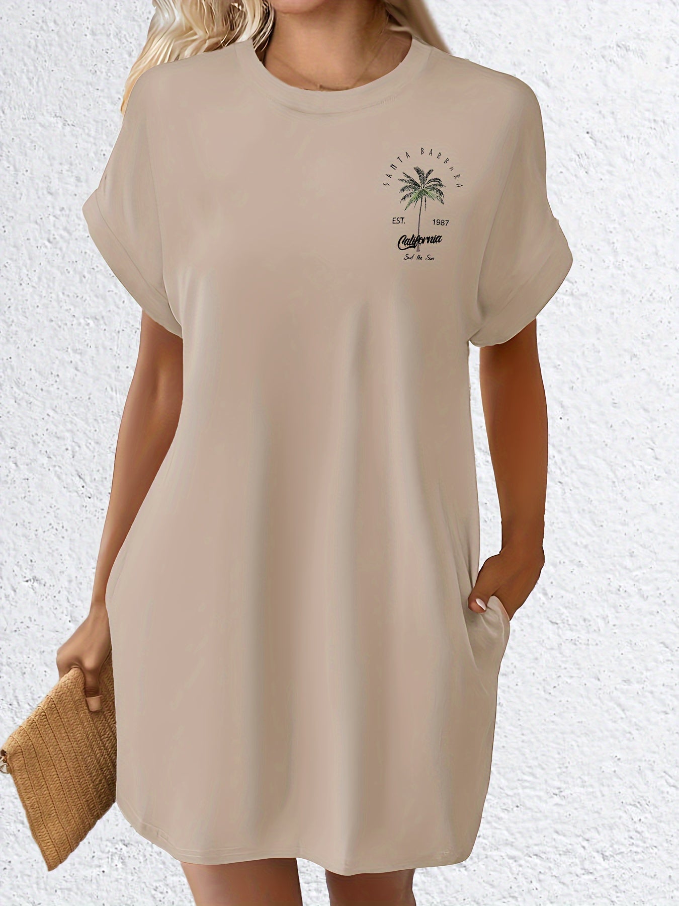 EP | Palm Print avec poche et coupe confortable