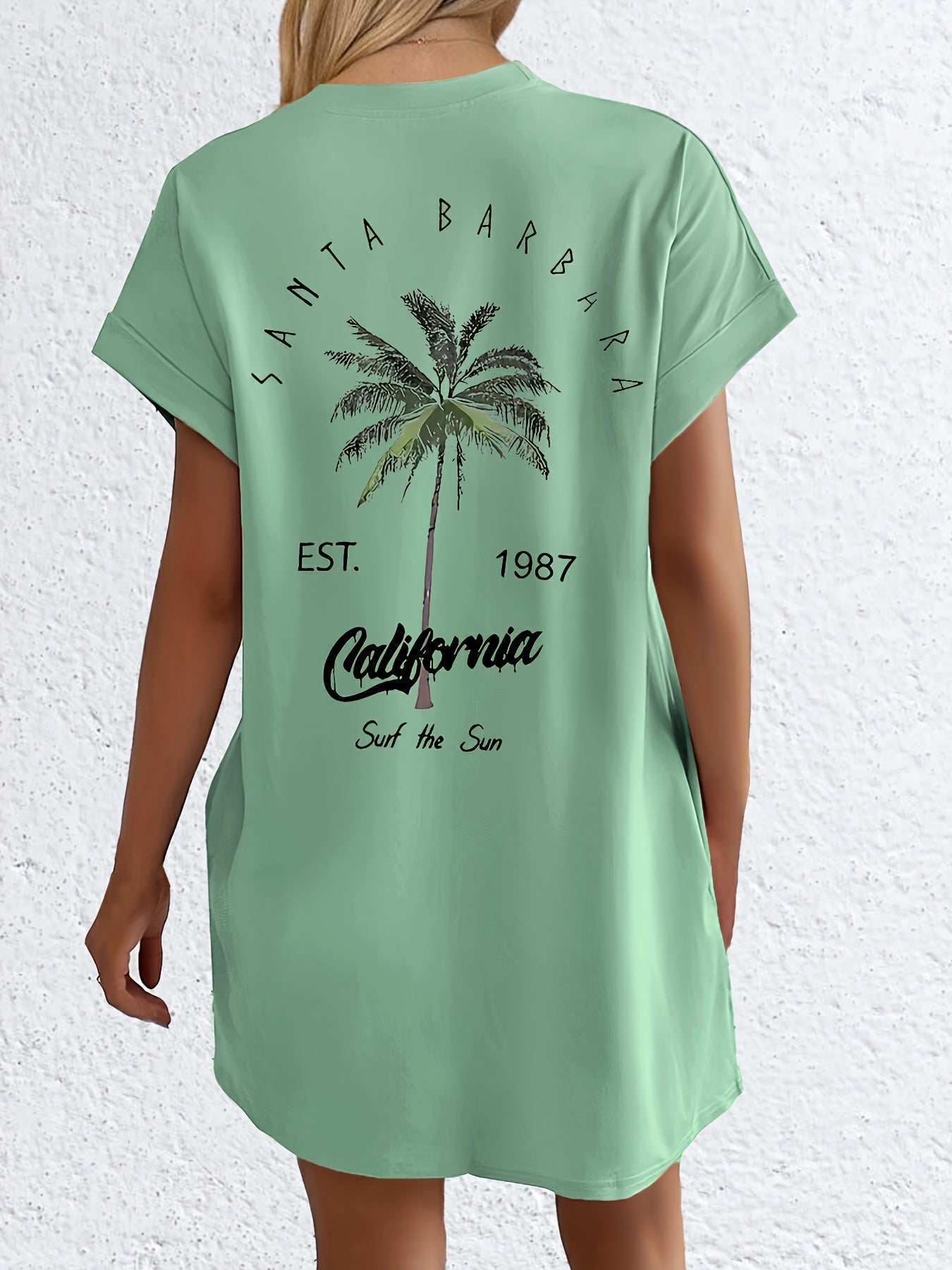 EP | Palm Print avec poche et coupe confortable