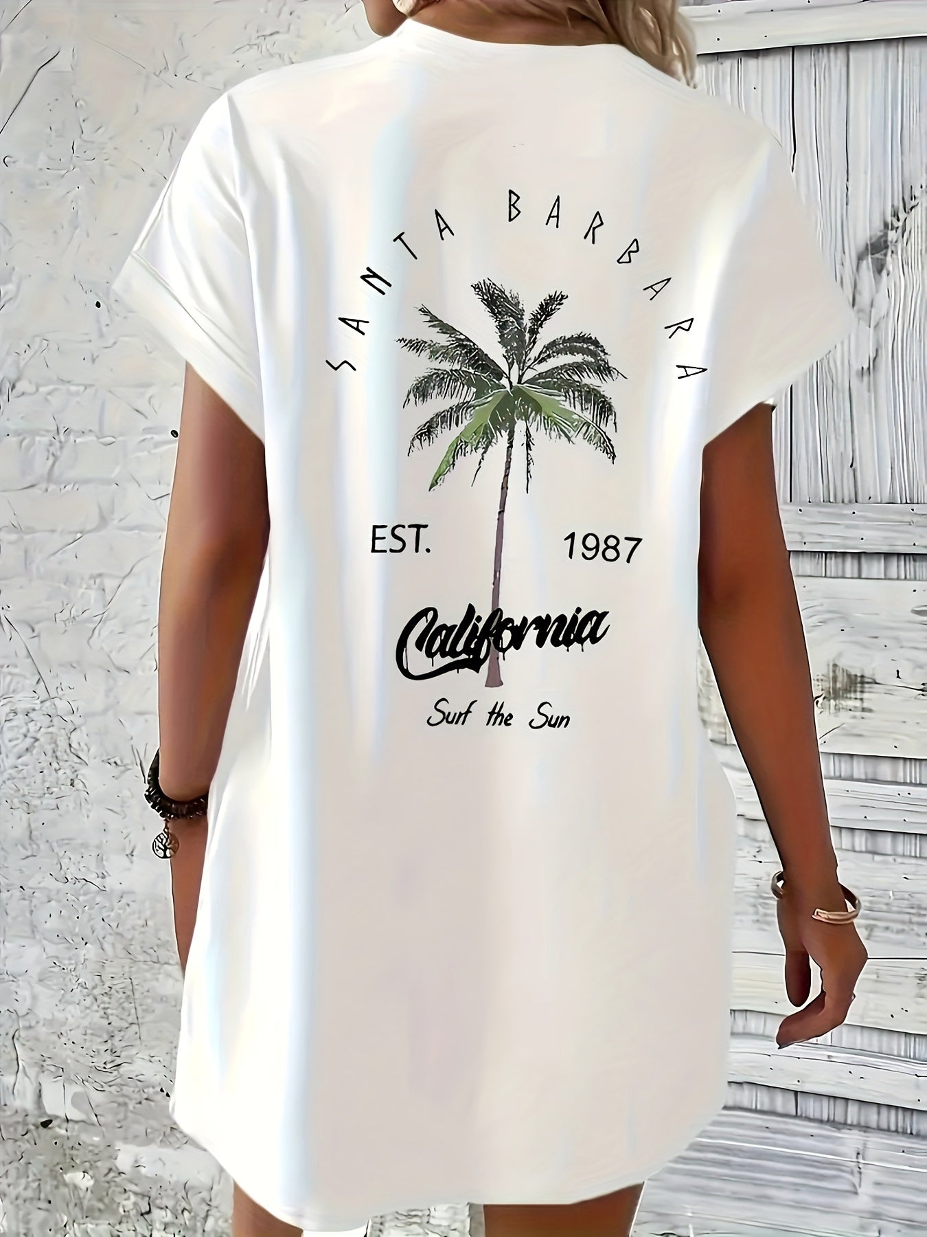 EP | Palm Print avec poche et coupe confortable