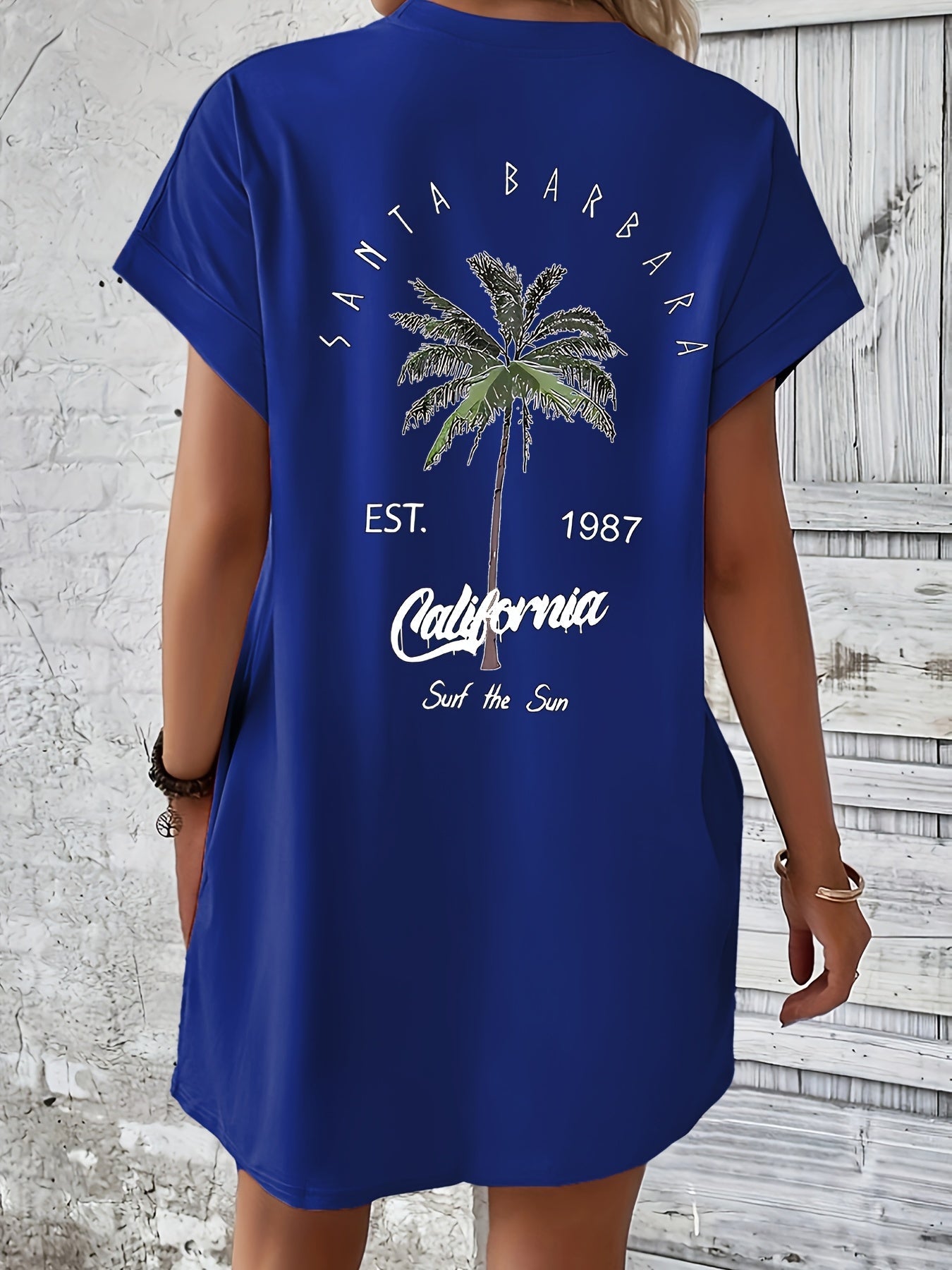 EP | Palm Print avec poche et coupe confortable
