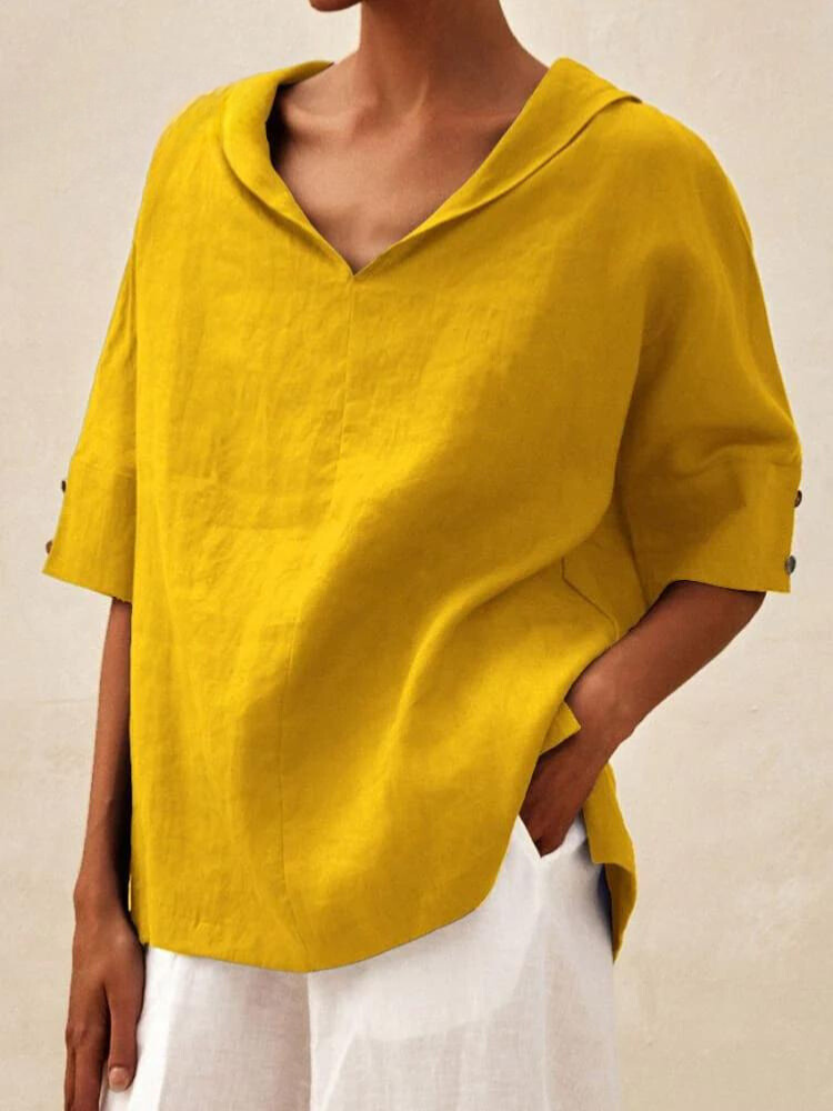 EP | Chemise décontractée pour femme avec col en V