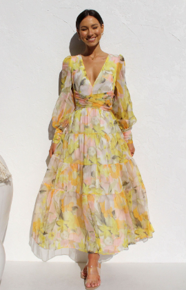EP | Maxi robe avec col en V