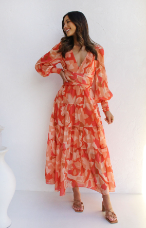 EP | Maxi robe avec col en V