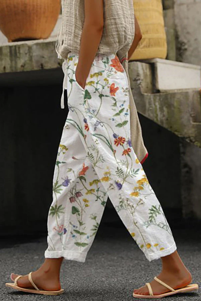 EP | Pantalon imprimé unique avec poches à boutons