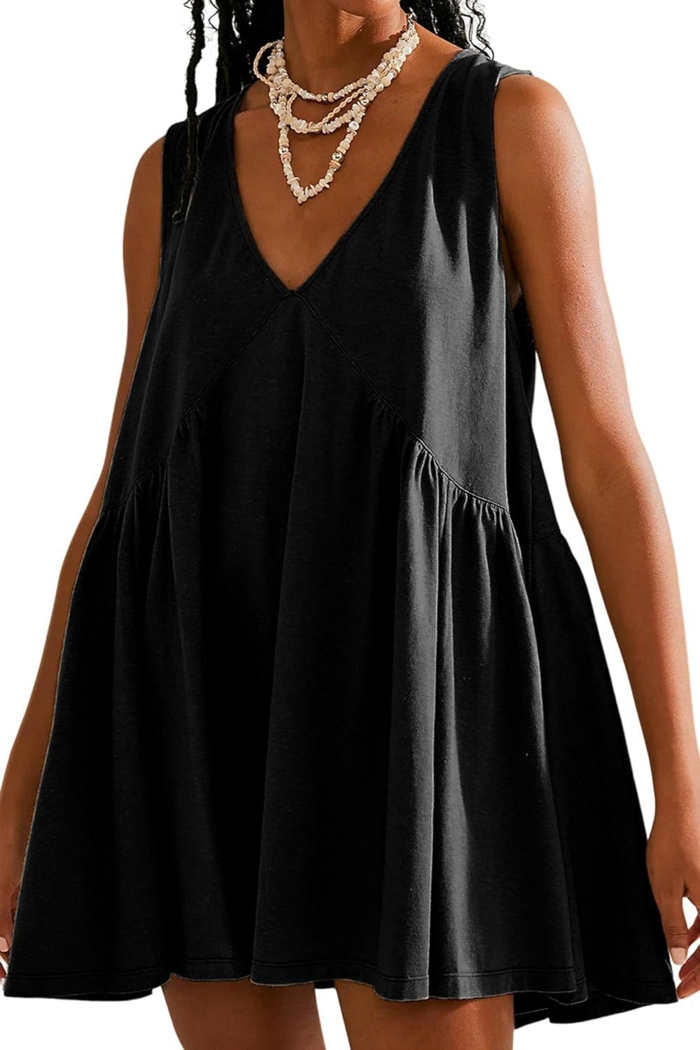 EP | Plunge Wide Strap Mini-robe réservoir