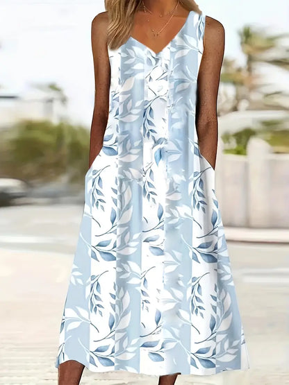 EP | ensemble élégant de robe à fleurs deux pièces avec crop top uni et robe à col rond