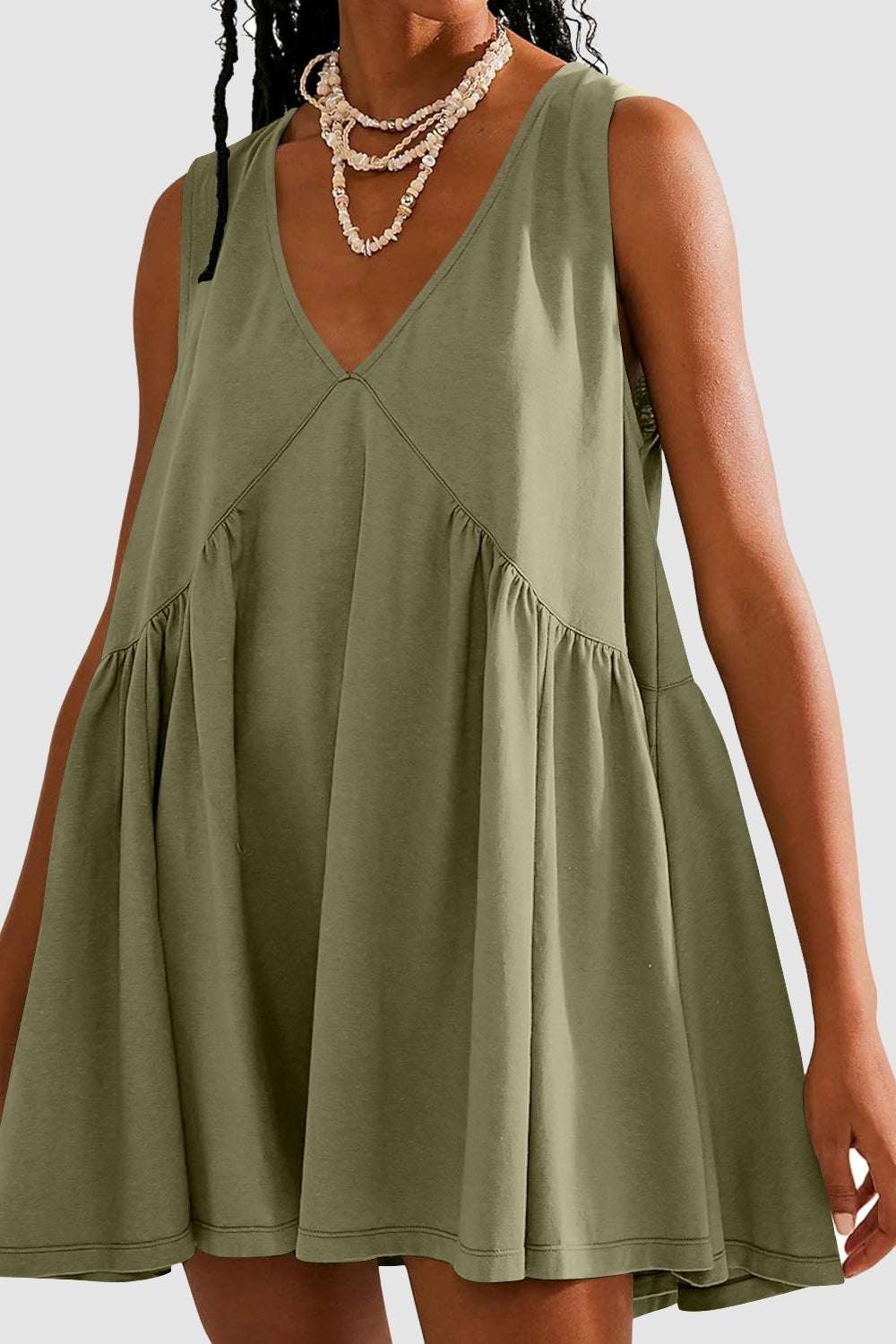 EP | Plunge Wide Strap Mini-robe réservoir