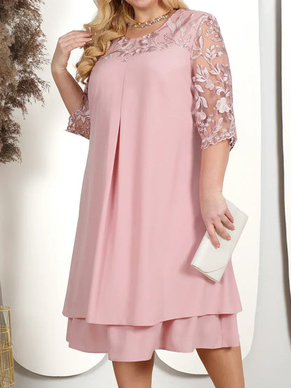 EP | Plus Size Robe en dentelle pour femmes