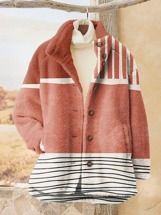 Vibrant et unique Manteau
