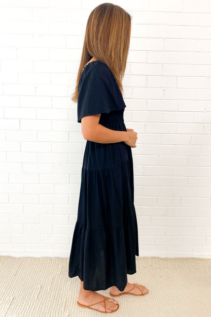 EP | Robe midi féminine off-shoulder