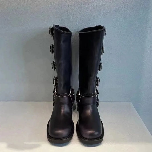 ND | Bottes d'équitation avec sangles à boucles