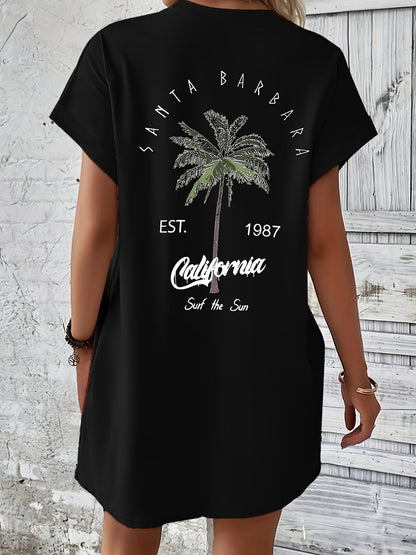 EP | Palm Print avec poche et coupe confortable