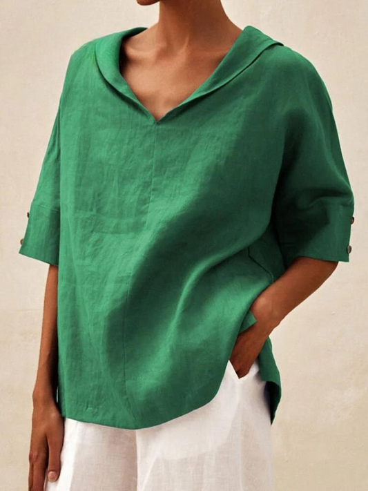 EP | Chemise décontractée pour femme avec col en V