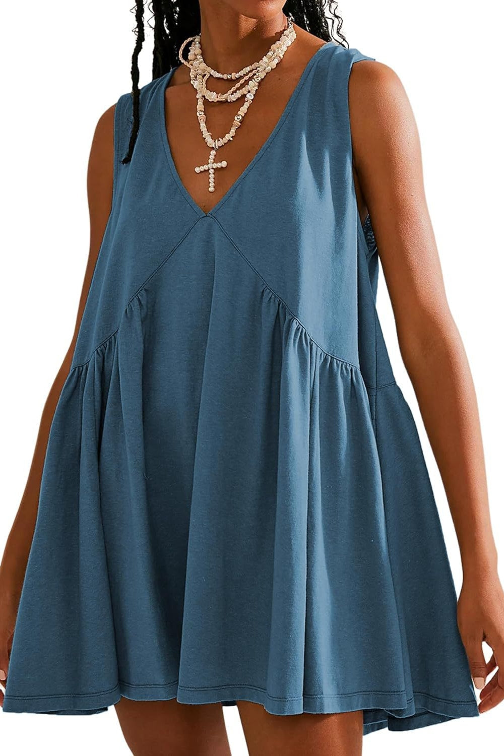 EP | Plunge Wide Strap Mini-robe réservoir