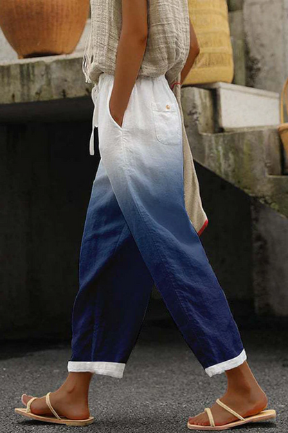 EP | Pantalon imprimé unique avec poches à boutons