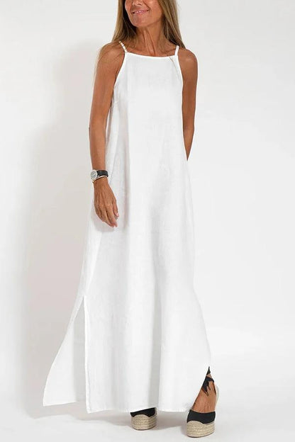 EP | Robe longue et légère à fines bretelles pour un look estival chic