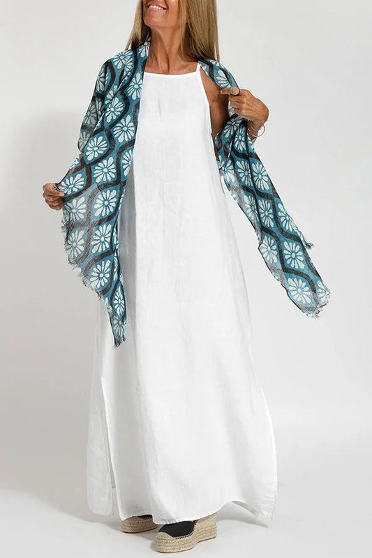 EP | Robe longue et légère à fines bretelles pour un look estival chic