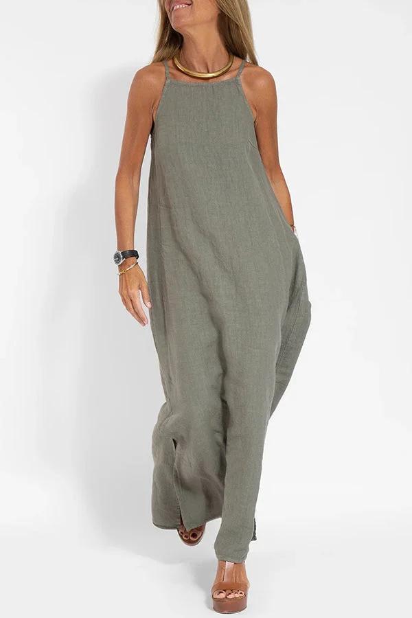 EP | Robe longue et légère à fines bretelles pour un look estival chic