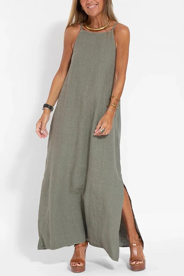EP | Robe longue et légère à fines bretelles pour un look estival chic