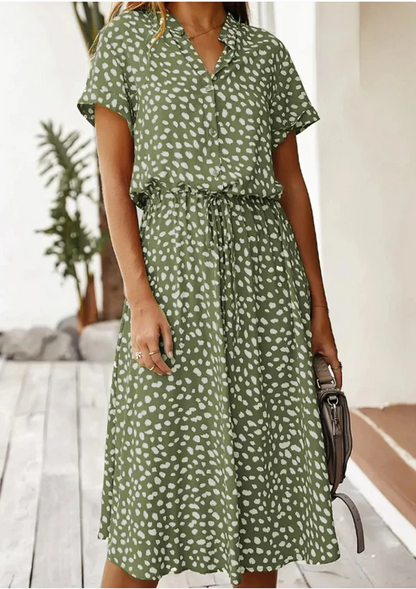 EP | Robe bohème élégante à pois
