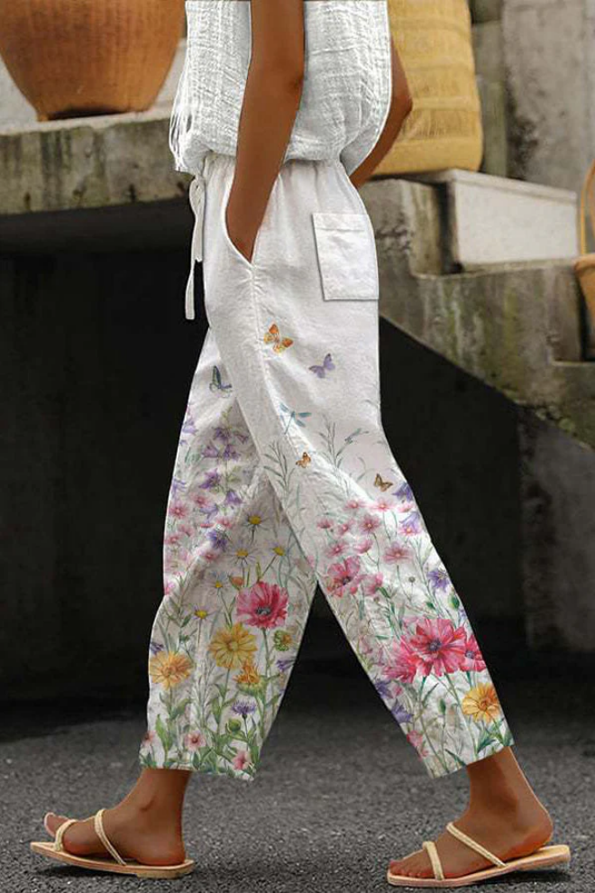 EP | Pantalon imprimé unique avec poches à boutons
